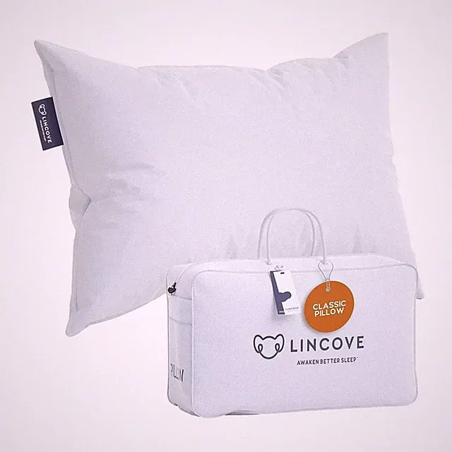 Lincove Classic™ Hotel Collection Down and Feather Bed Pillow - Made in the USA