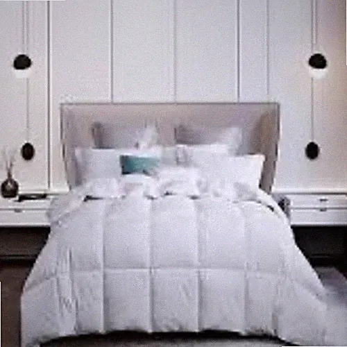 Martha Stewart Full Queen Goose Feather Down Fiber Blend Light Warmth Comforter