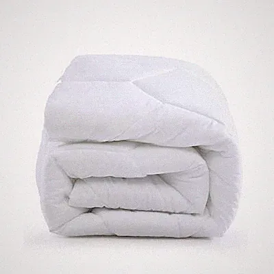 Royal Luxe Classic Quilted Down Alternative Twin White Mattress Pad