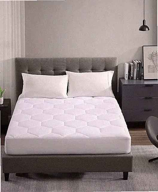 Royal Luxe King Mattress Pad Quilted Down Alternative Hypoallergenic